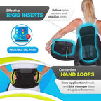 BraceAbility LSO Back Brace for Women and Men - Medical-Grade Lumbar Brace for Herniated Disc, Sciatica, Spinal Stenosis, Spondylolisthesis, Post-Surgery Recovery, Hot and Cold Therapy (M)