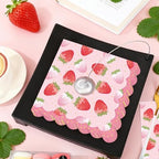 50PCS Strawberry Party Napkins Decorations, Disposable Strawberry Birthday Paper Napkins Luncheons Cocktail Dinners Napkin Fruit Theme Celebrations Party Supplies for Birthday Berry Baby Shower