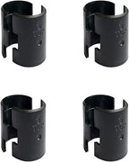 8 Pcs Wire Shelf Clips for 1" Post - 4 Pairs of Wire Rack Lock Clip Replacements for Metal Shelving Sleeves System