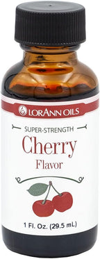 LorAnn Oils Super Strength Flavoring - Used For Candy Making, Flavoring Extracts, Baking, Hard Candy, and Flavor Oils - Bold, Natural Flavors 4X Stronger Than Extracts - Cherry, 1 fl oz