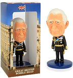 Elgate King Charles III Coronation Commemorative Bobblehead - Perfect Home Decor and Souvenir Collectible Figurine for Fans of The British Royal Family (by LILAJ)