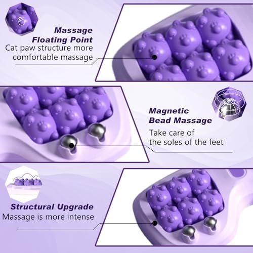 Portable Double Foot Massage Roller,Plantar Fasciitis Relief, Dual Foot Acupressure Therapy for Stress Relief and Improved Circulation, Portable Reflexology Tool for Home and Office Use (Green)
