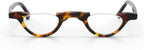 eyebobs - Topless | Premium Reading Glasses for Men and Women | Half Rim Frame for Narrow Faces | Available in 0.0x - 4.0x
