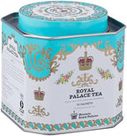 Harney & Sons Royal Palace Tea | Black Teas with Lemon and Grapefruit Flavors, 30 Sachets, Historic Royal Palaces Collection (Tin Design May Vary)