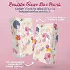 Tissue Box Filled With Candy Halloween Surprise Prank - Funny Toilet Prank for Men, Women, Coworkers - Novelty Present for Office, Birthdays, White Elephant, Christmas, Holidays & Parties