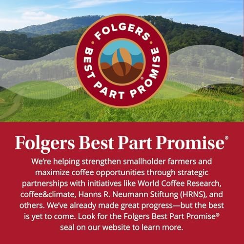 Folgers Classic Medium Roast Ground Coffee, 10.3 Oz 175th Anniversary Limited Edition Metal Can
