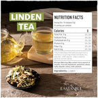 Eastanbul Linden Tea, 1.23oz, Linden Flower Loose Leaf Tea, AKA Te De Tilo, Te De Tila, Ihlamur, 100% Pure, Natural, Vegan, Non GMO, Caffeine Free