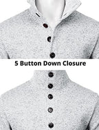 H2H Mens Casual Slim Fit Pullover Sweatshirts Knitted Shirts Napping Inside