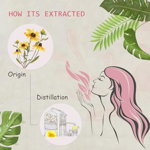 Calendula Essential Oil - 100% Pure Organic Natural Plant Oil for Diffuser, Aroma, Spa, Massage, Yoga, Perfume, 0.33oz