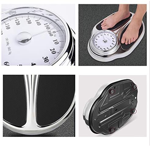 Analog Bath Scale, Mechanical Bathroom Scale, High Accuracy Modern Mechanical Dial Scale, with Skid Surface