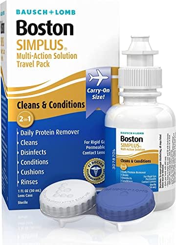 Bausch & Lomb Boston Simplus Multi-Action Solution Travel Pack 1 Oz (Pack of 5)