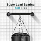 Handicap Grab Bars, 2 Pack 18 Inch Shower Grab Bar for Seniors, 304 Stainless Steel ADA Grab Bars for Bathtubs and Showers, Toilet, Safety Shower Handles for Elderly, Disabled, Injury (Black)