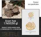 Truffle Slices, Black Summer Truffle Carpaccio, 50g/1.76oz, Natural drying, Thinly Sliced Delicacy, Truffle Gourmet Line, Product of Yuannan (Top Grade)
