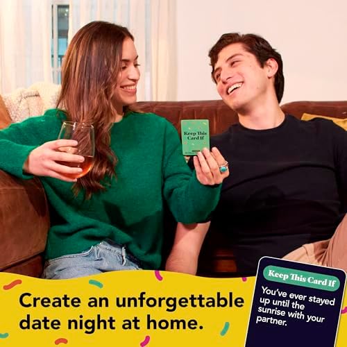 The Ultimate Date Night Game by Relatable, Great for Couples Games and Stay at Home Date Night Ideas, From The Makers of Let's Get Deep Relationship Card Game, Includes 200 Cards & Spinner