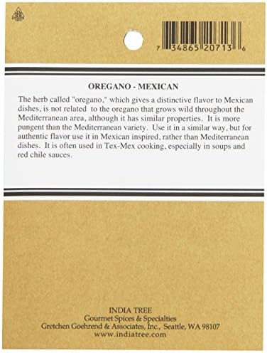 India Tree Mexican Oregano, .5 oz (Pack of 6)