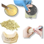 5 lb - Dental Yellow Buff Stone - Gypsum Type III - All Purpose Compound - Model Stones - Used in Dental Lab & Offices ** Includes Scoop **