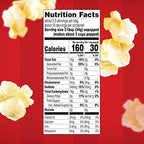 Orville Redenbacher’s Microwave Popcorn, Movie Theater Butter Flavor, 3g Fiber Per Serving, 3 oz., 6-Count