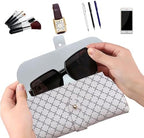 Glasses storage bag Travel sunglasses myopia glasses storage bag Fashion leather storage bag