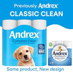 Andrex Toilet Roll - Classic Clean Toilet Paper, 48 Toilet Rolls (16 Rolls x 3 Packs)