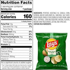 Lay's Potato Chips, Sour Cream & Onion, 1 Ounce (Pack of 104)