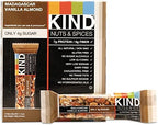 KIND Nuts & Spices, Madagascar Vanilla Almond, 12 Bars