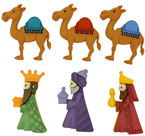 Dress It Up 8048 Buttons We Three Kings 0.75 inches