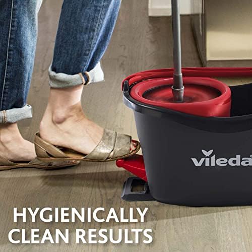 Vileda EasyWring and Clean Turbo Classic Microfibre Mop Refill Head, Pack of 2