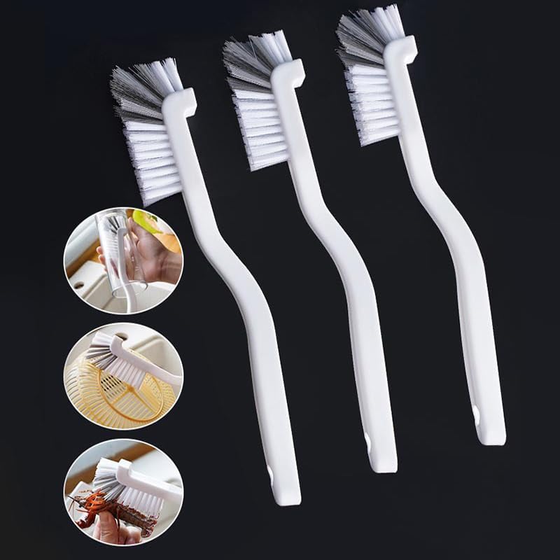 Kitchen Scrub Brush 360 Degree Restaurant Milk Bottle Cup Lid Details Corner Scrubber Hand Held Cleaning Brush
