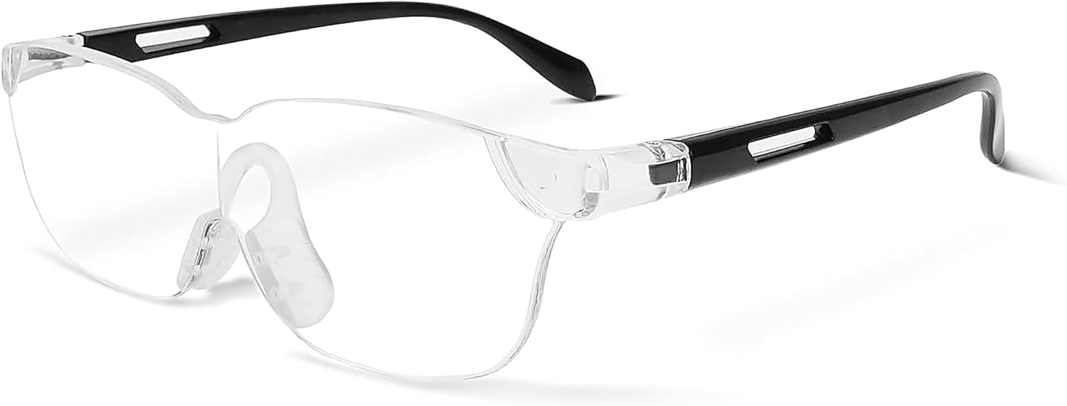 Magnifying Glasses for Close Work, Hands Free Wearable Magnifier for Reading, Crafts, Jewelry, Sewing (1 Pack)