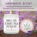 Funny Yoga Instructor Candle Gift for Women Yoga Teacher -Smells Like a Badass yogic Instructor Candle, Thanksgiving Appreciation Candles for Wellness Coach, Meditation, Zen Gifts for Yogic Lovers-73