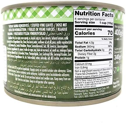 Tamek Stuffed Vine Leaves (3 Pack, Total of 1200g)