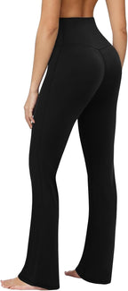 COPYLEAF Flare Leggings for Women High Waisted Seamless Yoga Pants Tummy Control Workout Gym Leggings Bootcut Pants