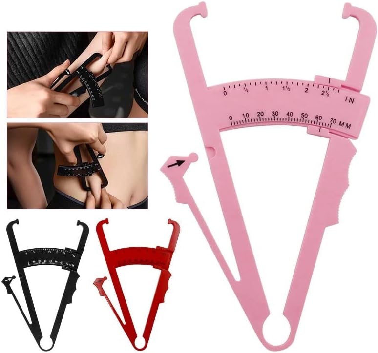 Personal Body Fat Caliper Skin Analyzer Measure Charts Fitness Slim Keep Health Tester Body Fat Monitor Sebum Meter Folder