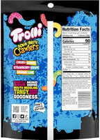 Trolli Sour Brite Crawlers, Candy, Cherry-Lemon, Strawberry-Grape & Orange-Lime, Sweet and Sour, Gummy Worms, 14 oz