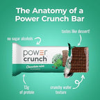 Power Crunch Protein Energy Bars, Chocolate Mint 16.9oz