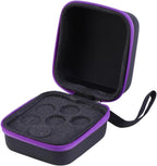 1pc Case Slots Capacity Storage Bag Water-resistant Design Portable Roller Bottle Organizer Strong Zipper