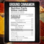 Fresh Finest Bulk 5LB Ground Cinnamon Powder - Kosher Certified Cinnamon Powder, Perfect for Desserts, Hot Tea, Cider, Meat Rubs, and More - 5 LB