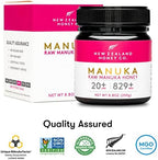New Zealand Honey Co. Raw Manuka Honey UMF 20+ / MGO 829+ | UMF Certified Raw Medical Grade Honey | 8.8oz