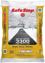 Safe Step Rock Salt Ice Melter Sodium Chloride (Rock Salt) Melts Ice Down to 5 F / -15 C 50 Lbs.