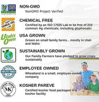 Rolled Oats, 10 lb Bucket, Lab tested Chemical Free, NON-GMO, Kosher Certified, Emergency Food Supply, 15 year shelf Life, Old Fashioned Oatmeal