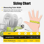 Rubber cleaning gloves 3 or 6 Pairs for Household,Reuseable dishwashing gloves for Kitchen.
