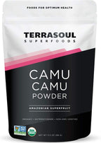 Terrasoul Superfoods Organic Camu Camu Powder, 3.5 Oz, Amazonian Superfruit for Immune Support, Smoothie Boost, and Vitamin C Antioxidant-Rich Recipes