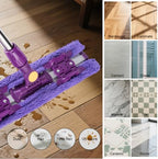ITTAR Microfiber Floor Mop with 5 Reusable Cloth Pads, Professional Dust Mops with 57" Stainsless Steel Telescopic Handle, Wet Dry Flat Mop for Cleaning Hardwood Floor, Laminate, Tile, Vinyl, Pet Hair