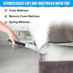 Mattress Lifter Tool, Foldable ABS Non-Slip Bed Sheet Tuck Tool, Ergonomic Under Foldable Mattress Raising Device