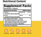 Ester-C American Health with Citrus Bioflavonoids Capsules - 24-Hour Immune Support, Gentle On Stomach, Non-Acidic Vitamin C - Non-GMO, Gluten-Free - 1000 mg, 90 Count