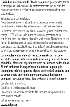 Double Strength Omega-3 700 mg Solgar 60 Softgel
