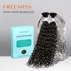 Human Braiding Hair for Boho Braids 100g 20 Inch Water Wave Bulk Human Hair for Braiding Knotless 100% Unprocessed 12A Brazilian Virgin Hair Extensions 2 Bundles/Pack Natural Color