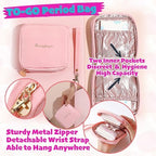 First Period kit for Girls | 22 PC Period Packs for Young Girls First Time | First Period Gift for Teen Girls with Sanitary Pad Storage Bag, Wipes, Bracelet, Eye Mask, Socks and More(Pink)