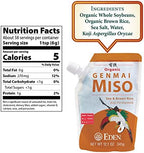 Genmai Miso, Organic Soy Bean/Brown Rice 12.1 oz Pkg