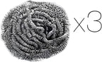 Vileda INOX Spirale 2+1 Sponges, Multicoloured, Pack of 3
